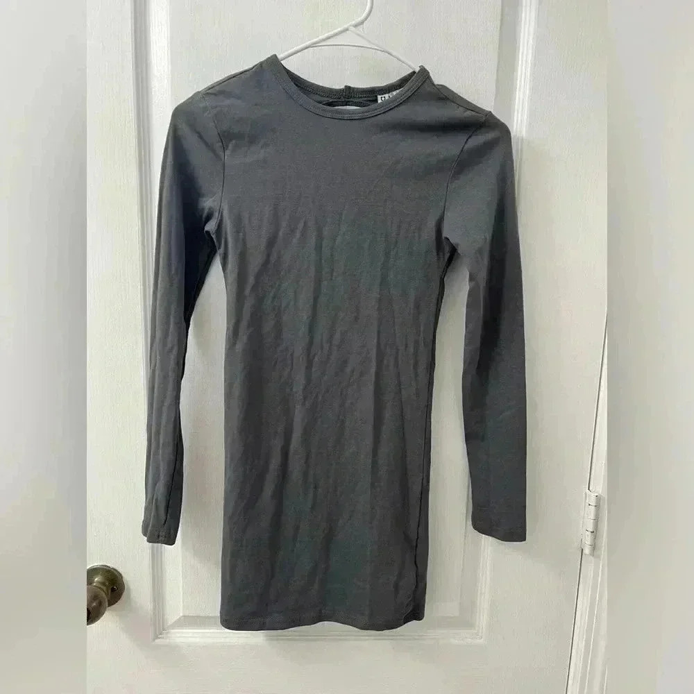 H&M Divided Long sleeve Gray Dress ( Size XS)